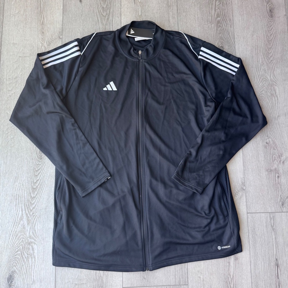 Adidas Tiro 23 League Track Jacket Mens 3XLT Black White HS7231 Aeroready NWT